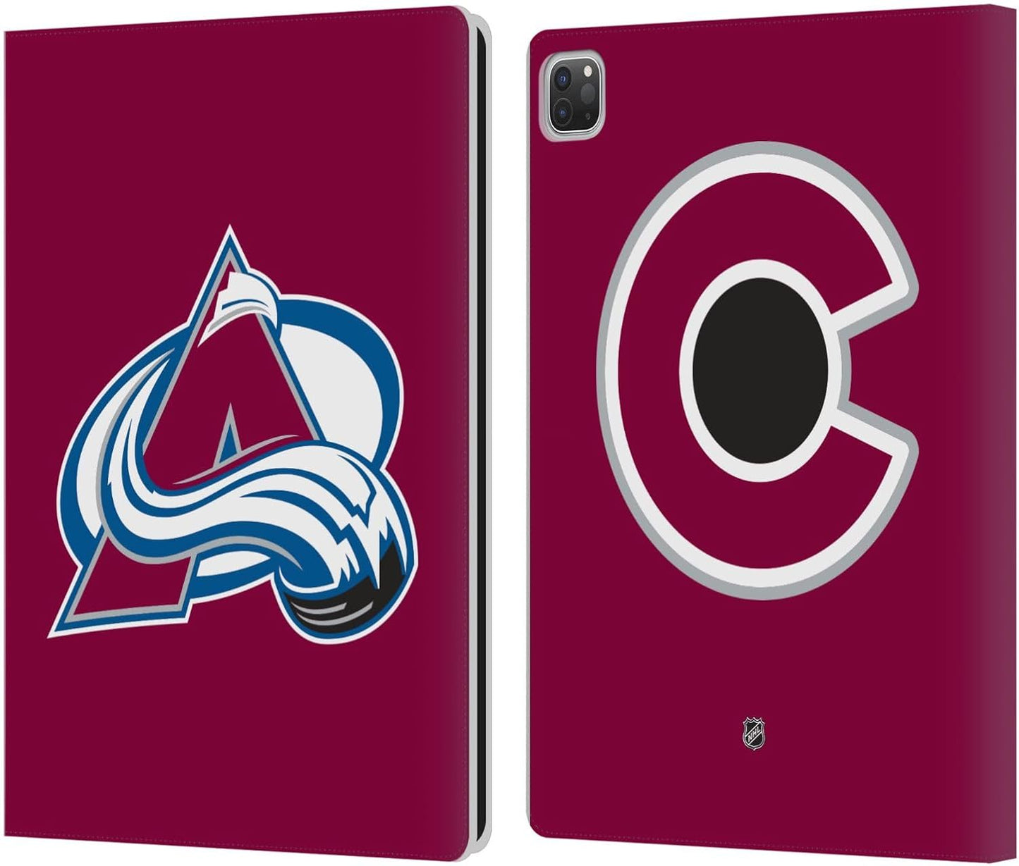 NHL Colorado Avalanche Leather Wallet Case for iPad Pro 13 M4 2024