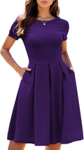 Fashionable Oxiuly Women's Summer Dresses 2024 with Pockets