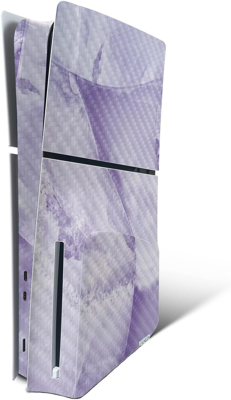 MightySkins Carbon Fiber Skin for PS5 Slim Console - Unique Style