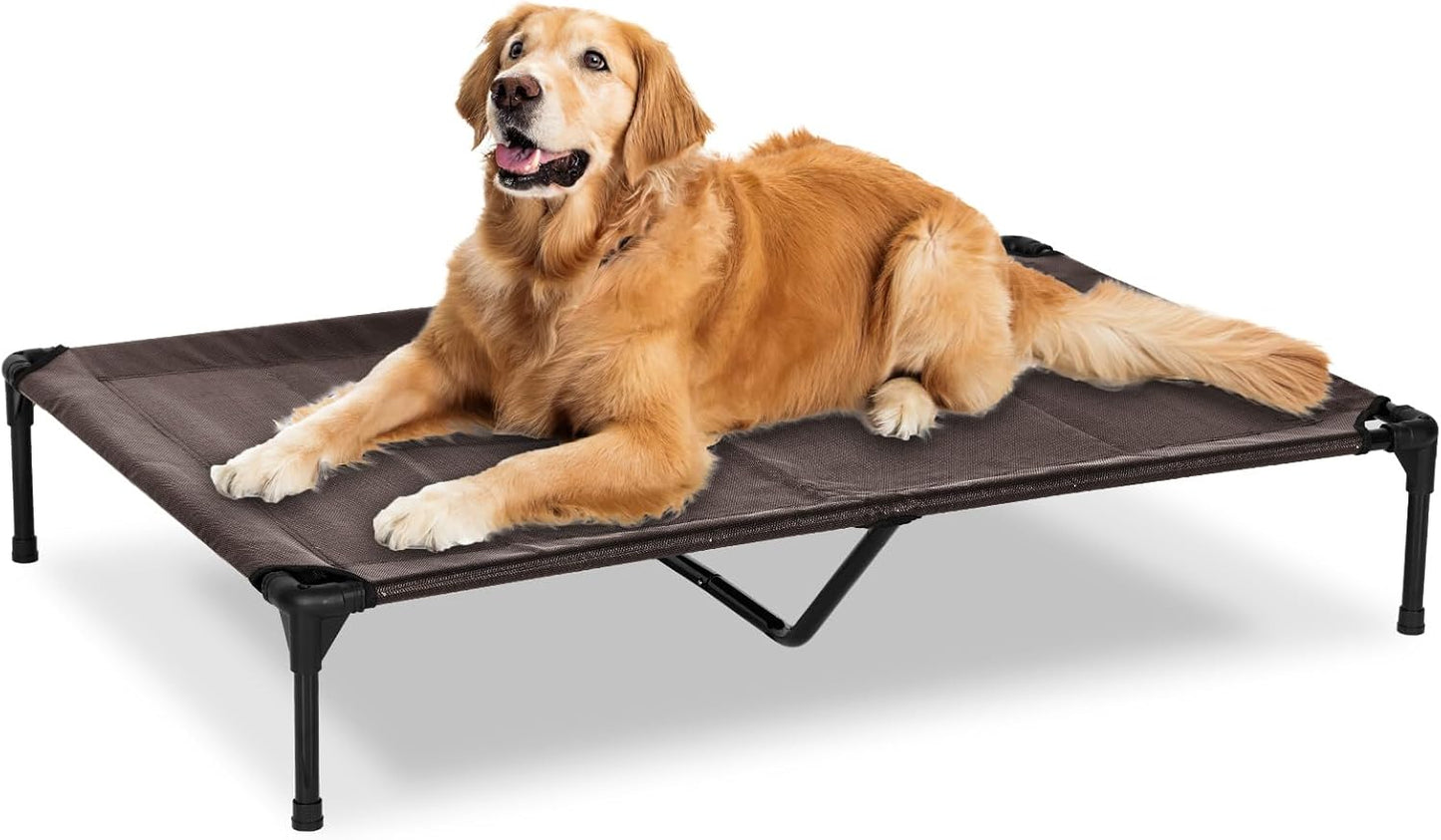 Elevated Dog Bed for Outdoor Use - XL Raised Dog Cot