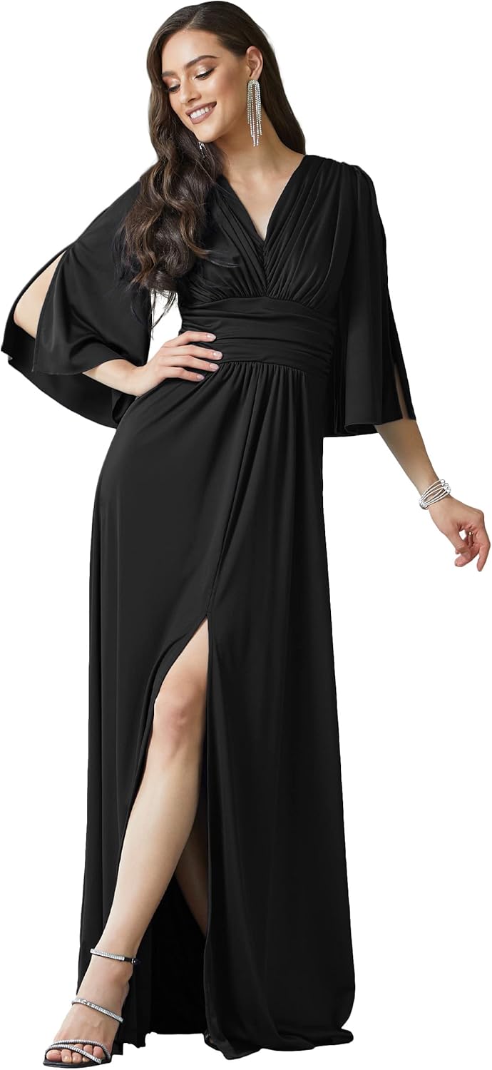 KOH KOH Womens Long Bridesmaid Maxi Dress for Special Occasions