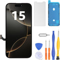 LL TRADER Screen Replacement for iPhone 15 6.1 in - Repair Kit