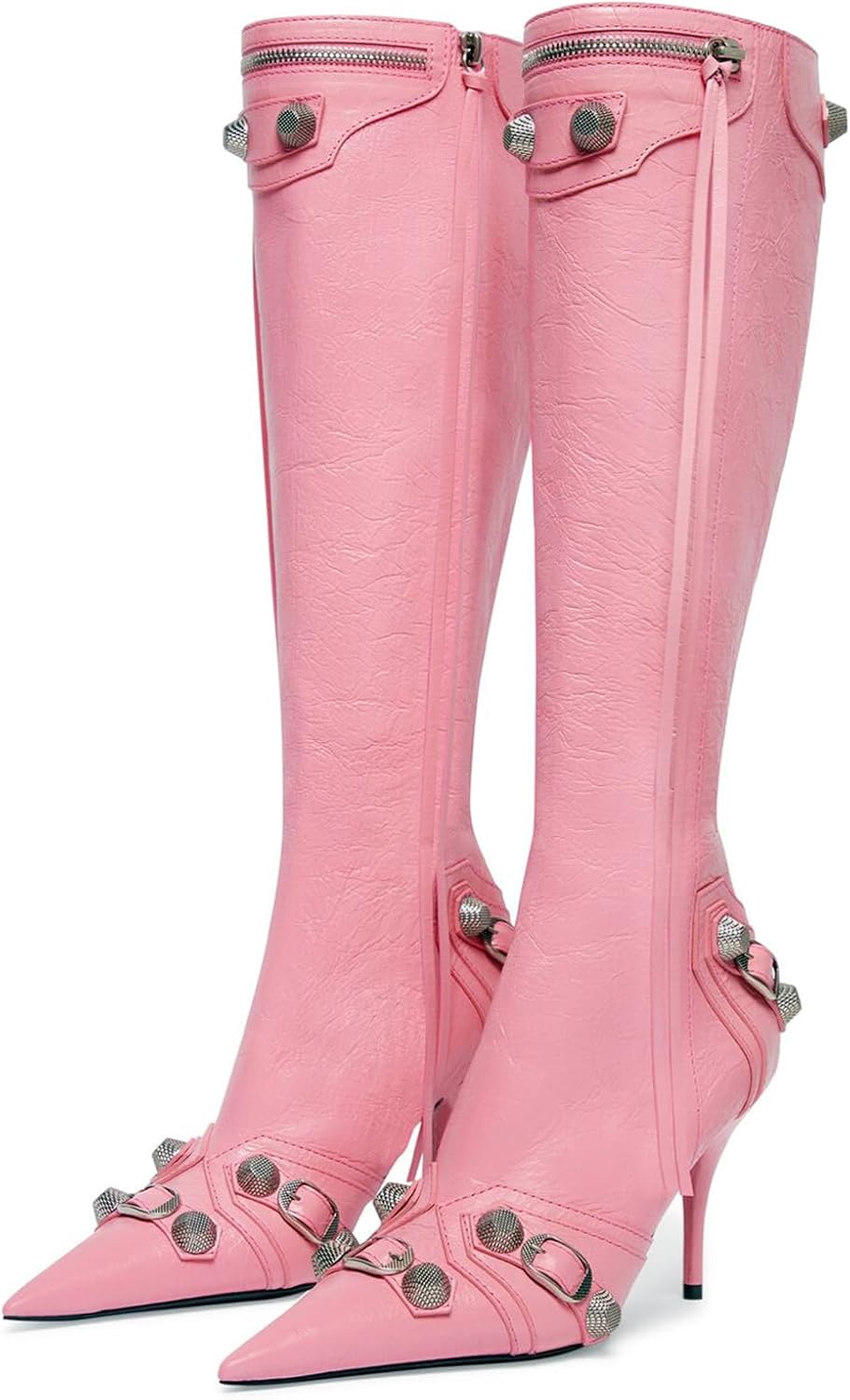 Dsevht Women's Stiletto Black Knee High Boots for Fashion Lovers