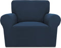 PureFit Stretch Chair Sofa Slipcover - Form Fit Dark Blue