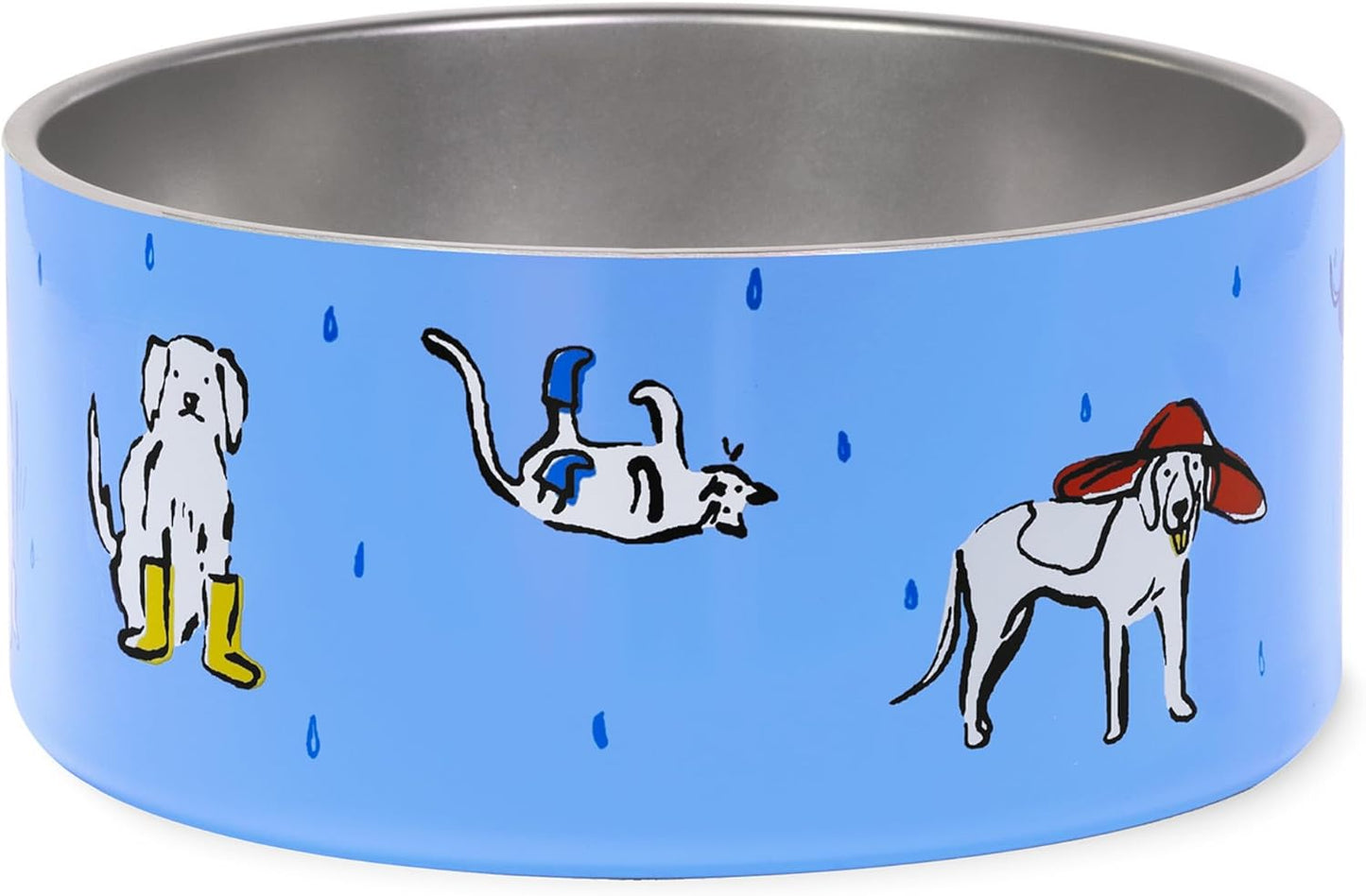 Durable Stainless Steel Dog Dish for Food and Water, 32oz