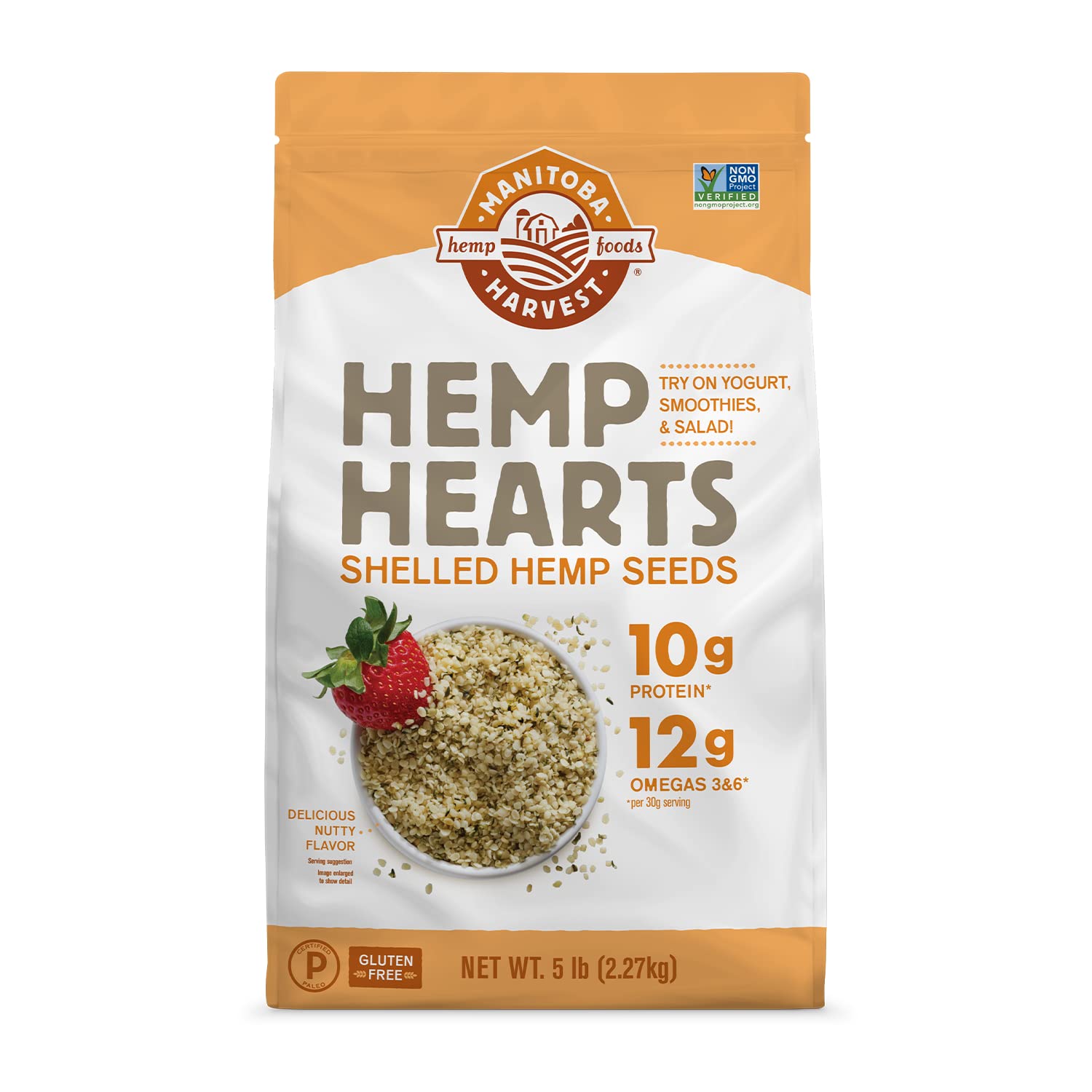 Hemp Seeds for Smoothies, Yogurt & Salad - Protein-Packed Superfood