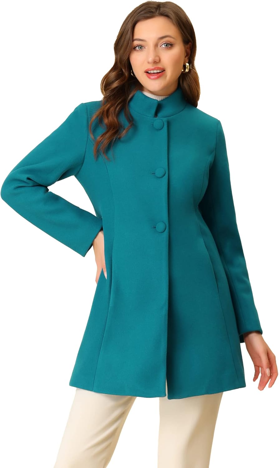 Allegra K Women's Winter Overcoat for Stylish Cold Weather Wear