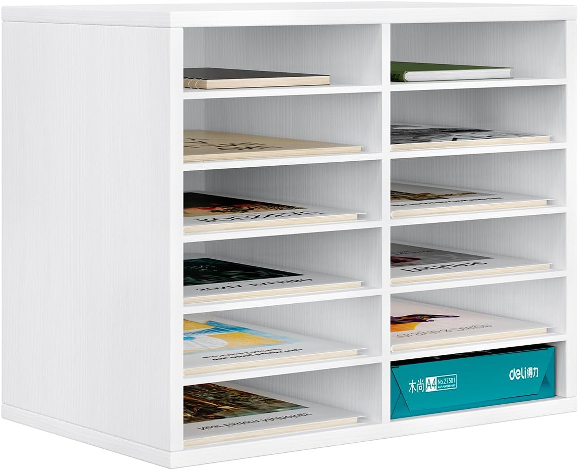 PAG Countertop Mail Sorter Organizer with 12 Compartments