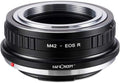 K&F Concept M42 to Canon EOS R Lens Mount Adapter - Manual Control