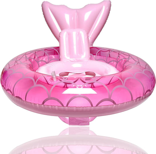 Inflatable Mermaid Pool Float for Babies & Toddlers