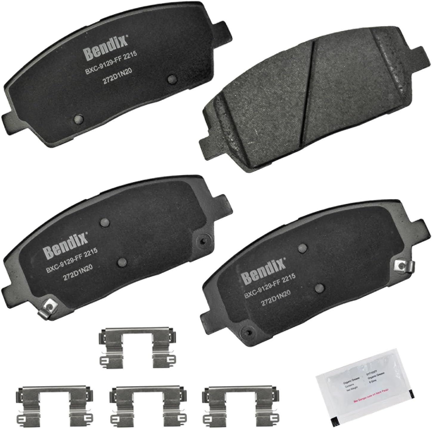 Bendix Priority1 CFC2215 Ceramic Brake Pads for Hyundai Palisade