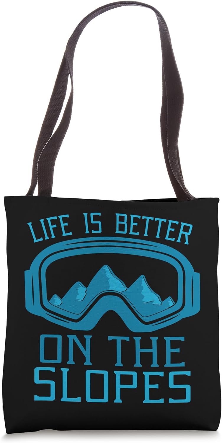 Vintage Snowboarding Goggles Tote Bag