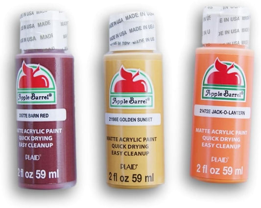 Vibrant Fall Colors - Apple Barrel Acrylic Paint Set