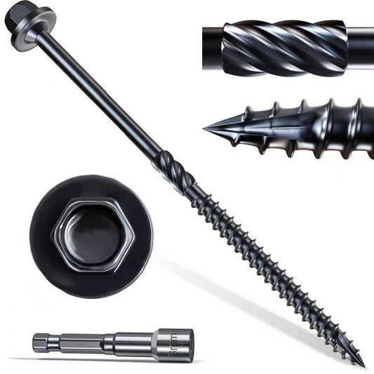 #14 x 6 Heavy Duty Wood Structural Screws for Timber Projects
