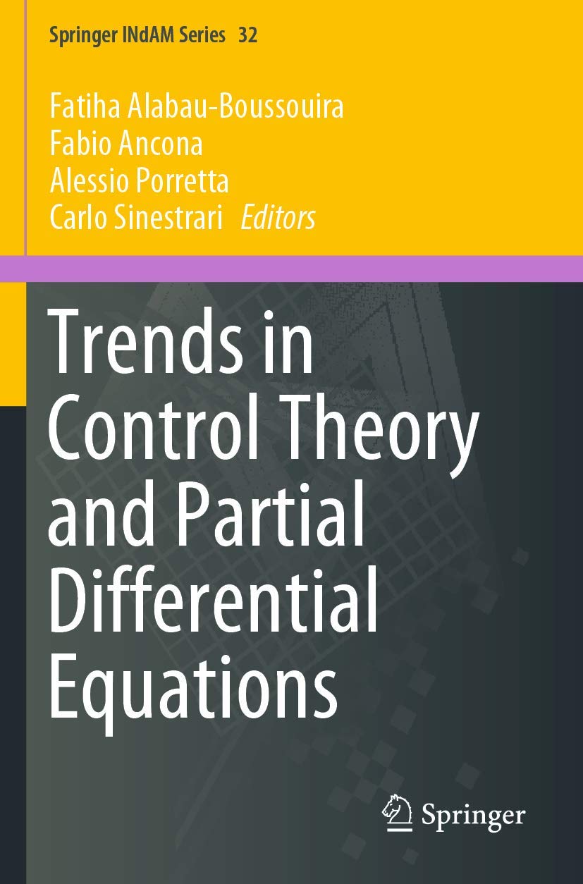 Trends in Control Theory and Partial Differential Equations Review