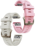 Garmin Fenix 5S 6S 7S 20mm Watch Band with Soft Gold Buckle