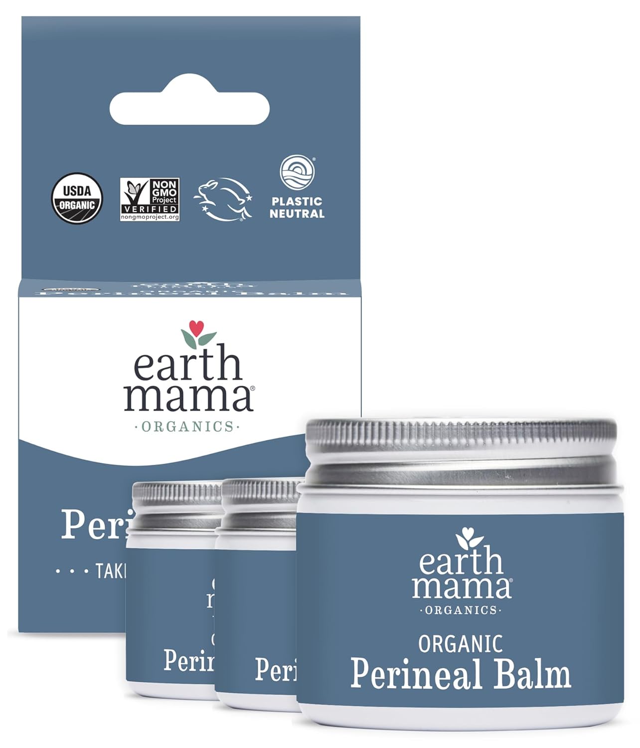 Earth Mama Organic Perineal Balm for Soothing Relief Postpartum