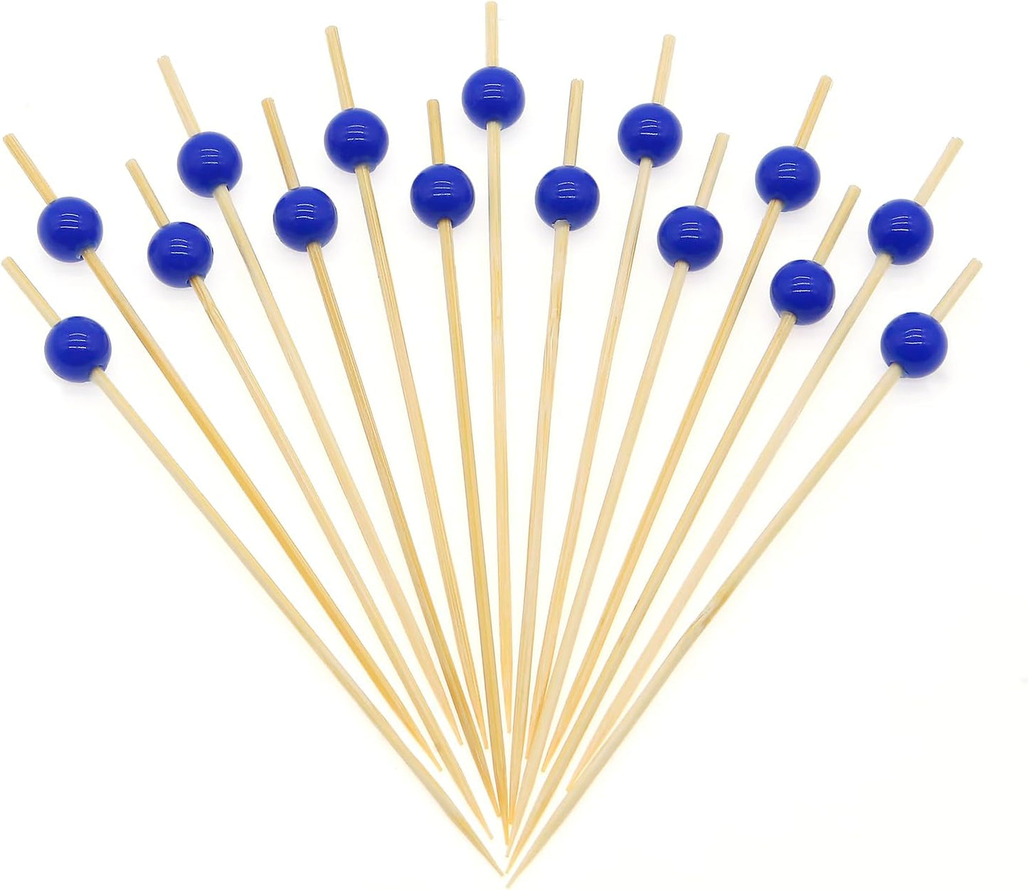 Navy Blue Pearl Cocktail Picks - Fancy Appetizer Toothpicks