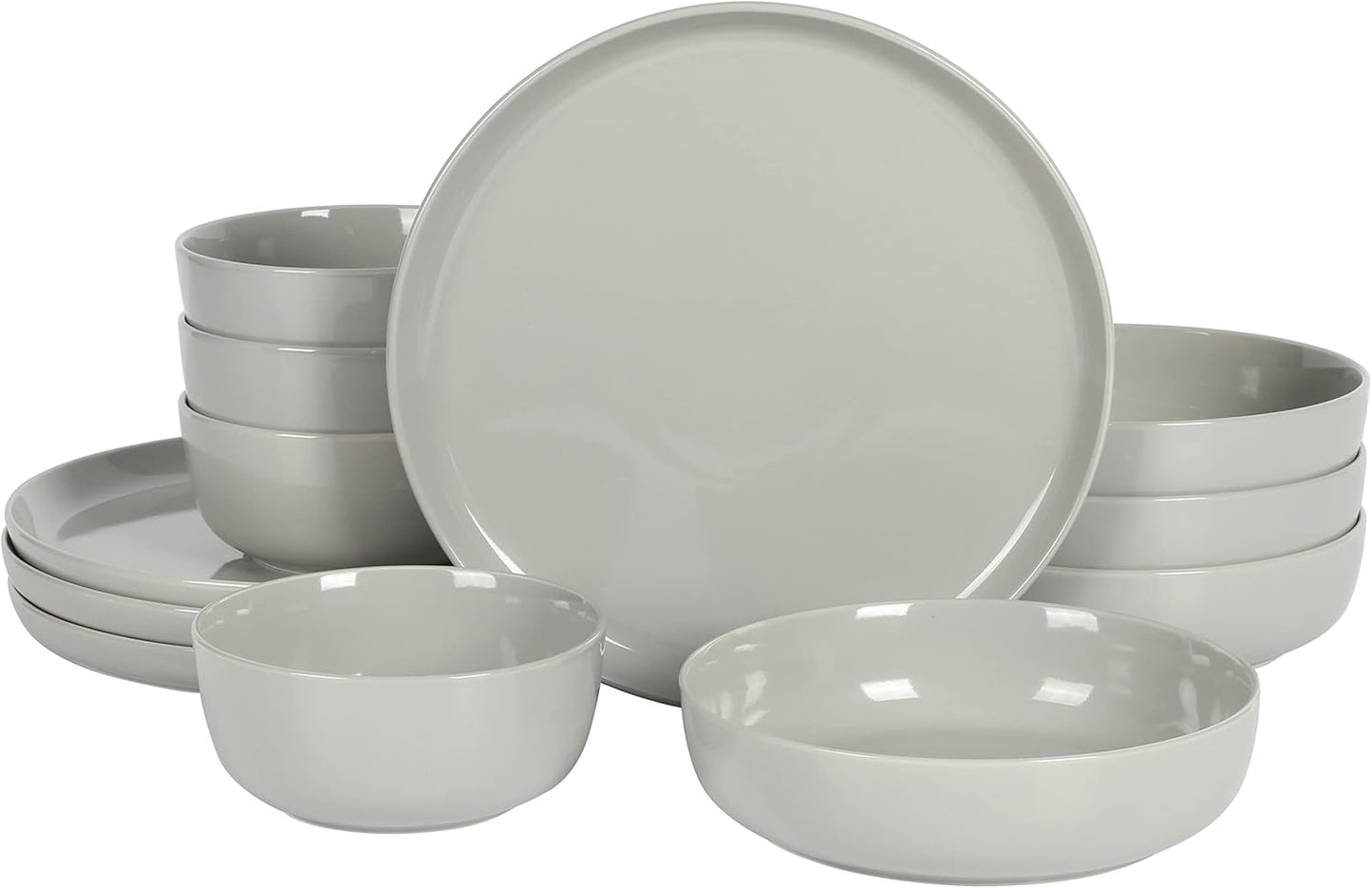 Gibson Home Oslo 12-Piece Dinnerware Set for Stylish Dining