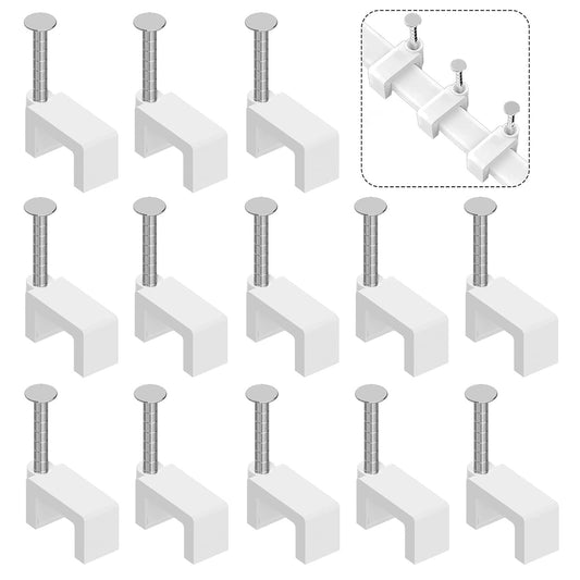 Secure Cords with Ease: Easytle Cable Clips 100Pcs