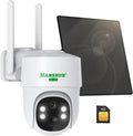 4G LTE Cellular Security Camera Outdoor 360PTZ 2K - No WiFi Needed