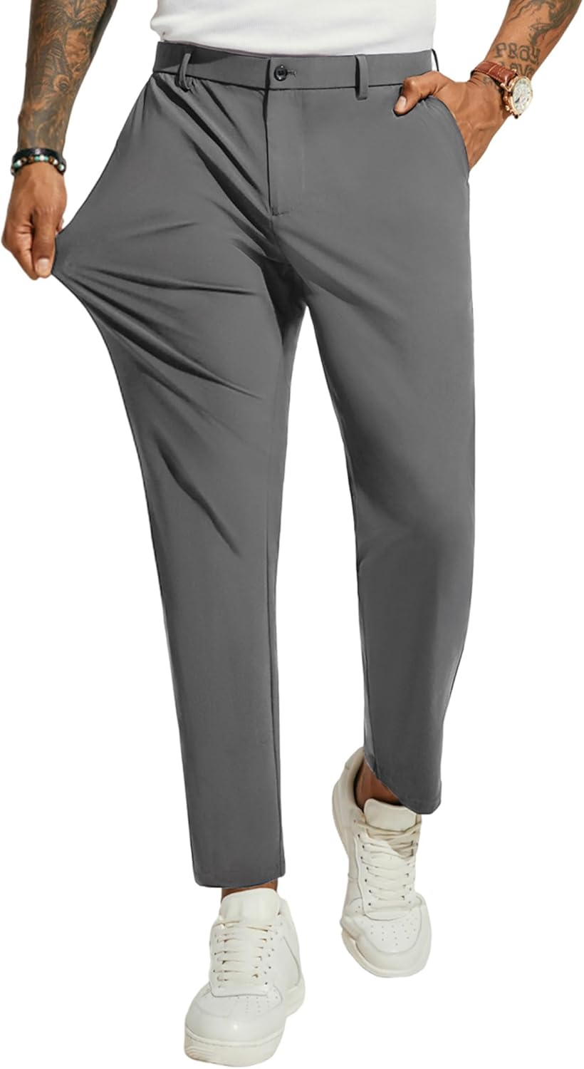 PJ PAUL JONES Men 4 Way Stretch Golf Pants for Every Occasion