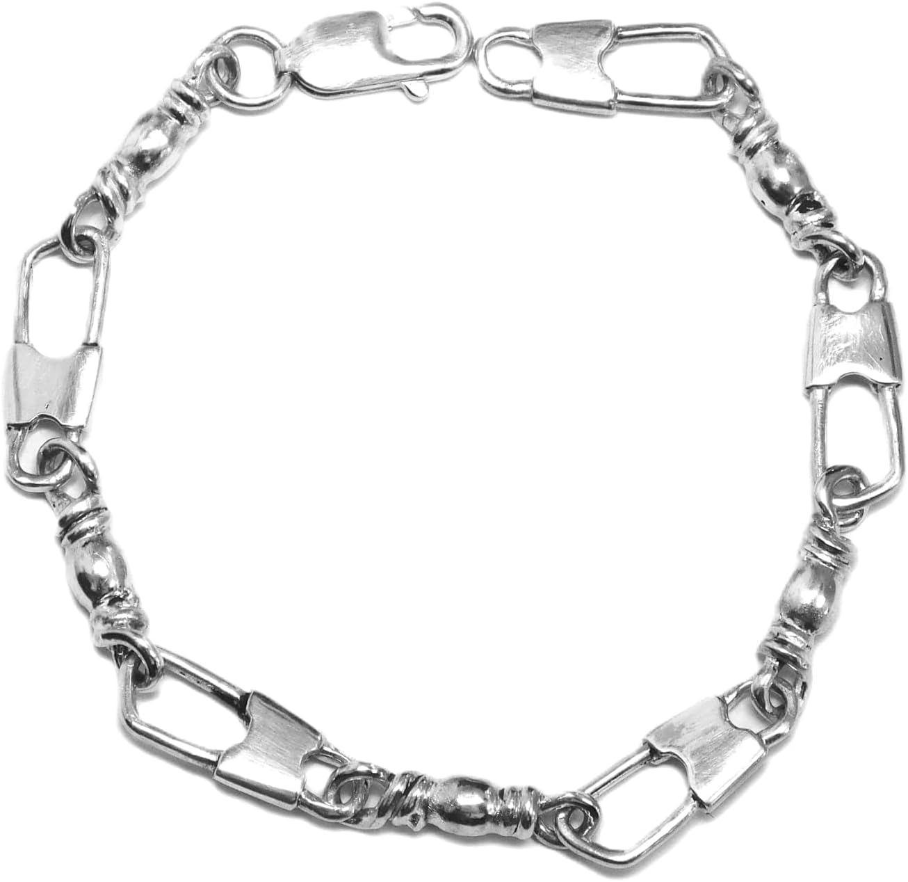 ACTS Bracelet Fishers Of Men Sterling Silver Large Link Design