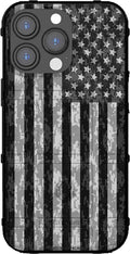 Subdued Digital Camo Flag Rugged Shield Case for iPhone 16 Pro Max