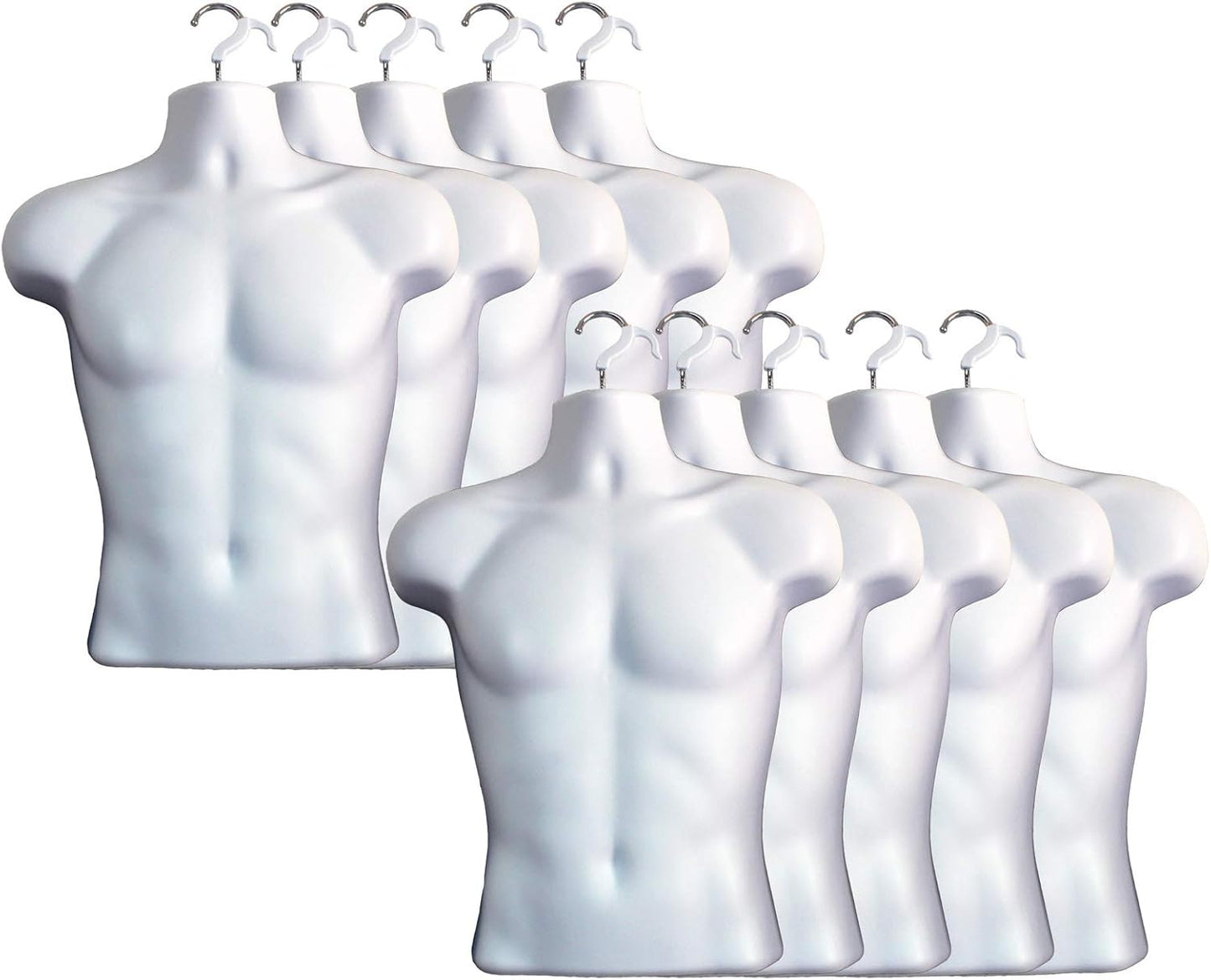 DisplayTown Male Mannequin Torso for Craft Shows and Photos