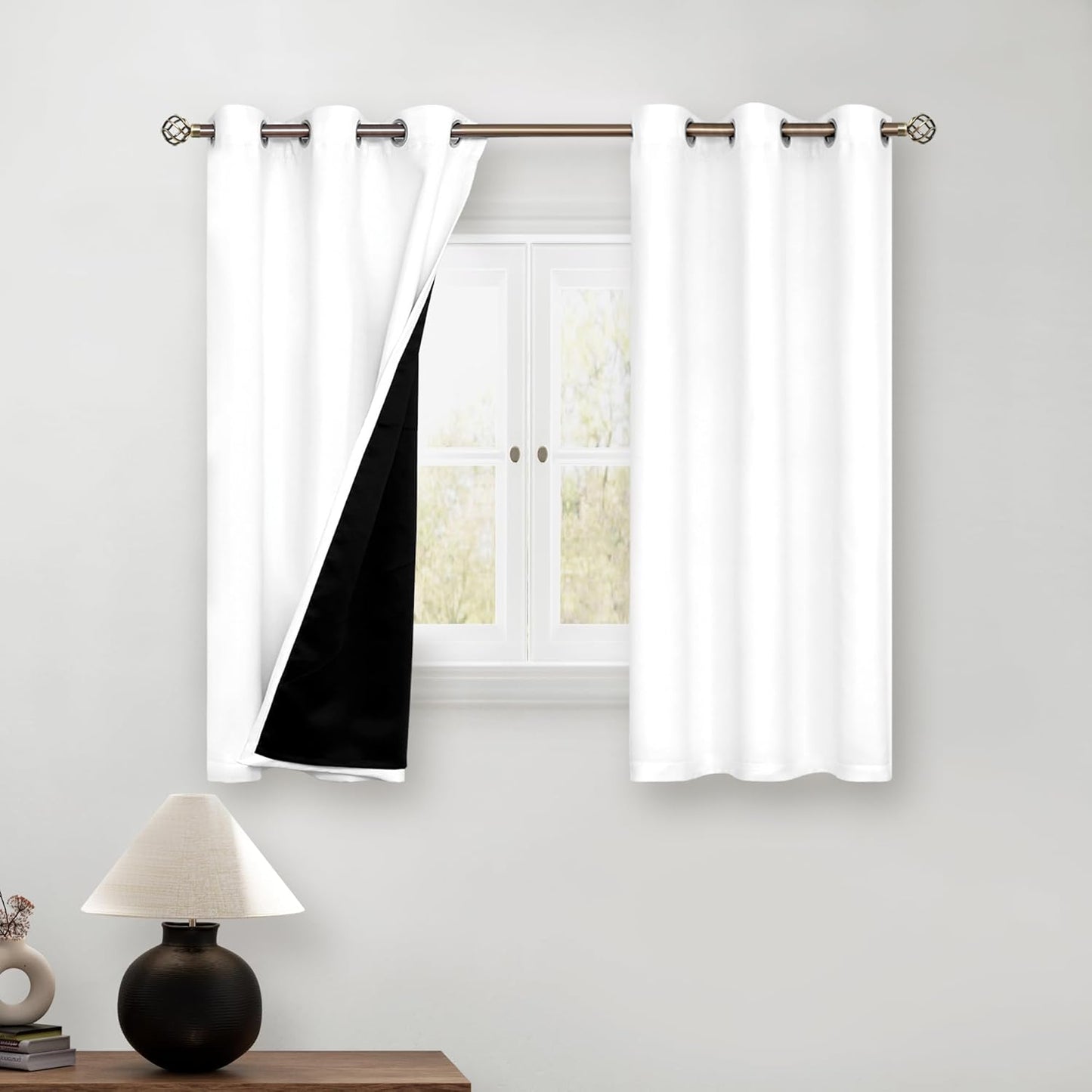 BGment Short Blackout Curtains for Bedroom - Energy Efficient Design