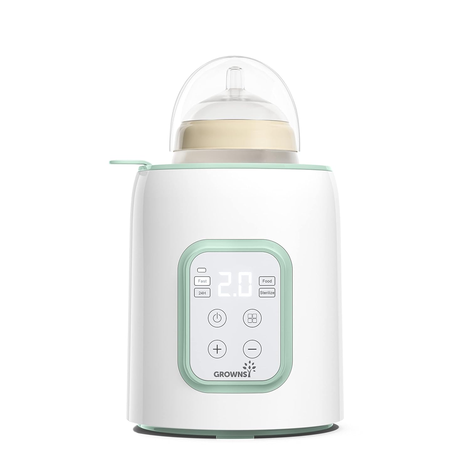 GROWNSY 8-in-1 Fast Bottle Warmer - Accurate Temp Control