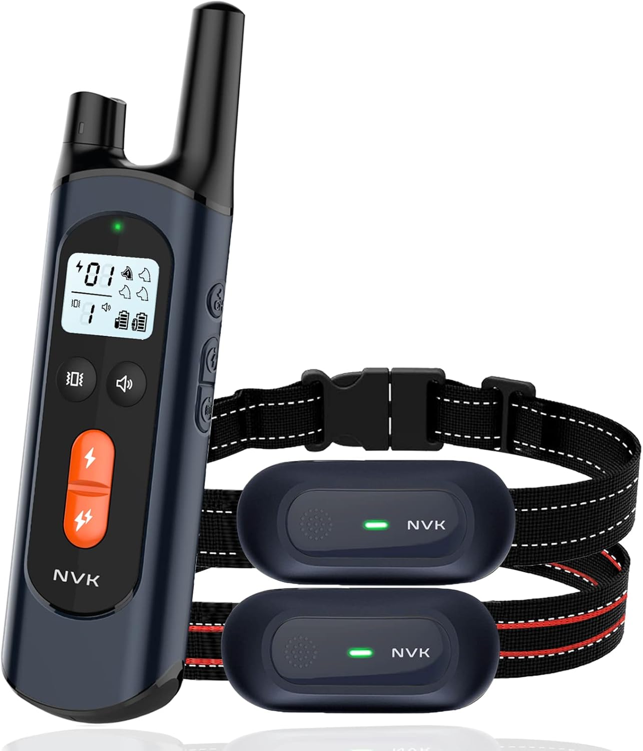 NVK Shock Training Collar for 2 Dogs with Remote Control
