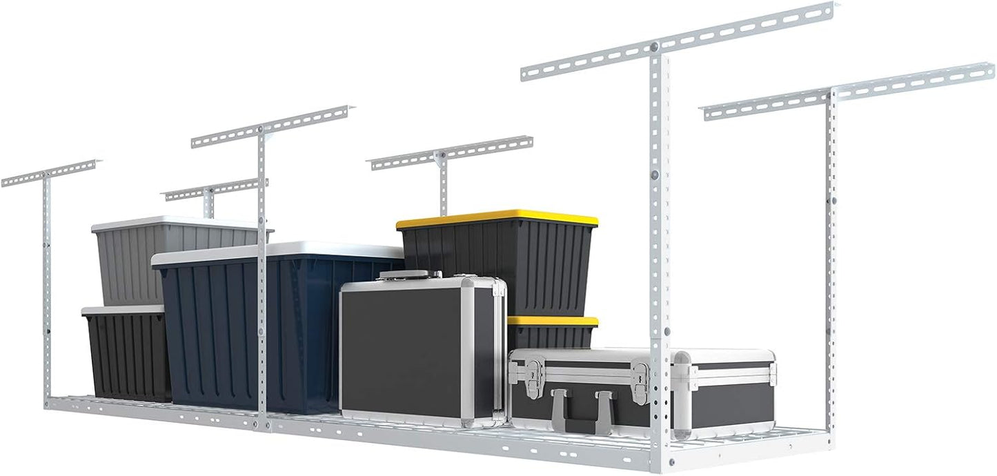 FLEXIMOUNTS 2x8 Overhead Garage Storage Rack for Heavy Duty Use