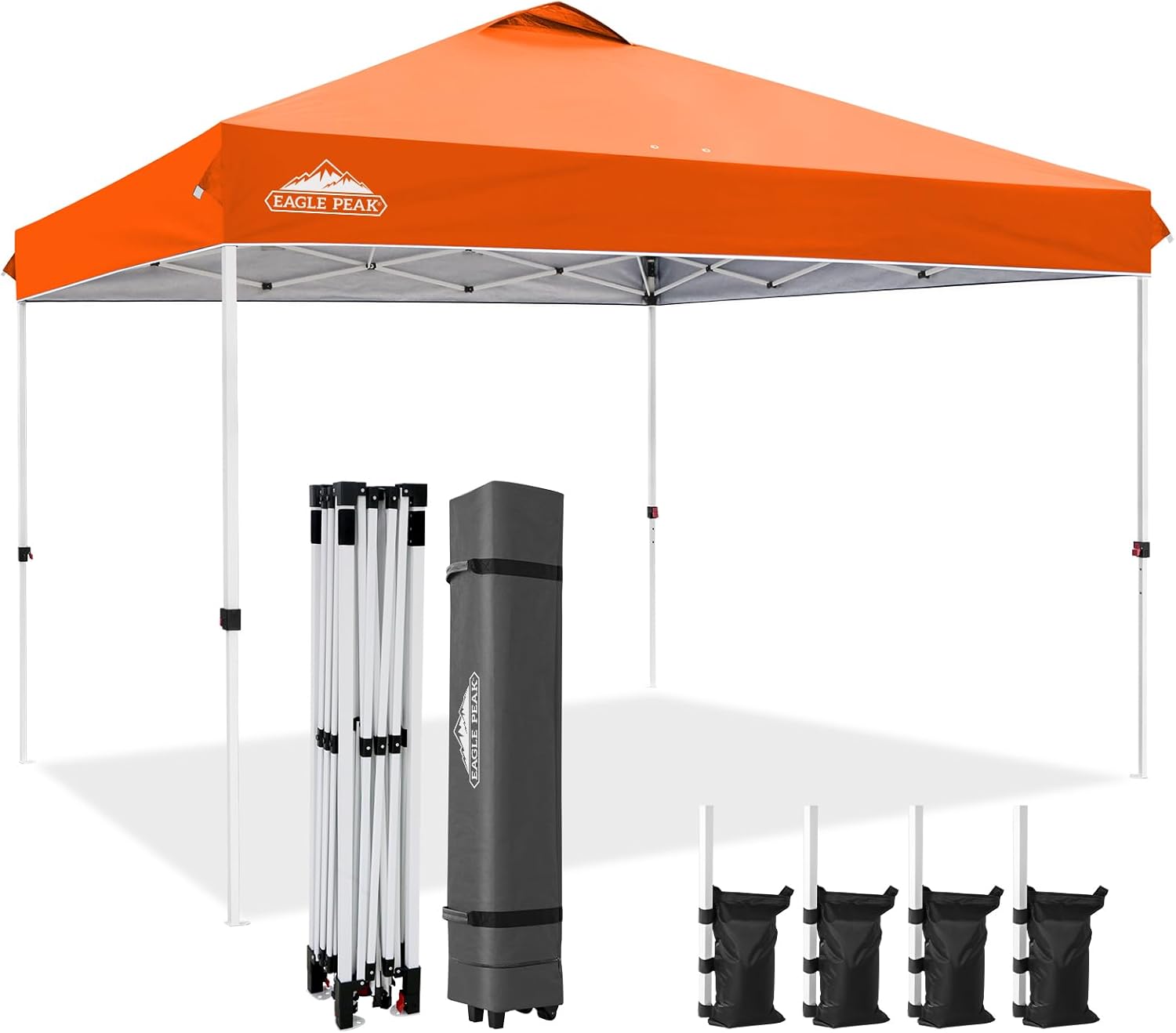 EAGLE PEAK Pop Up Canopy Tent for Easy Outdoor Setup
