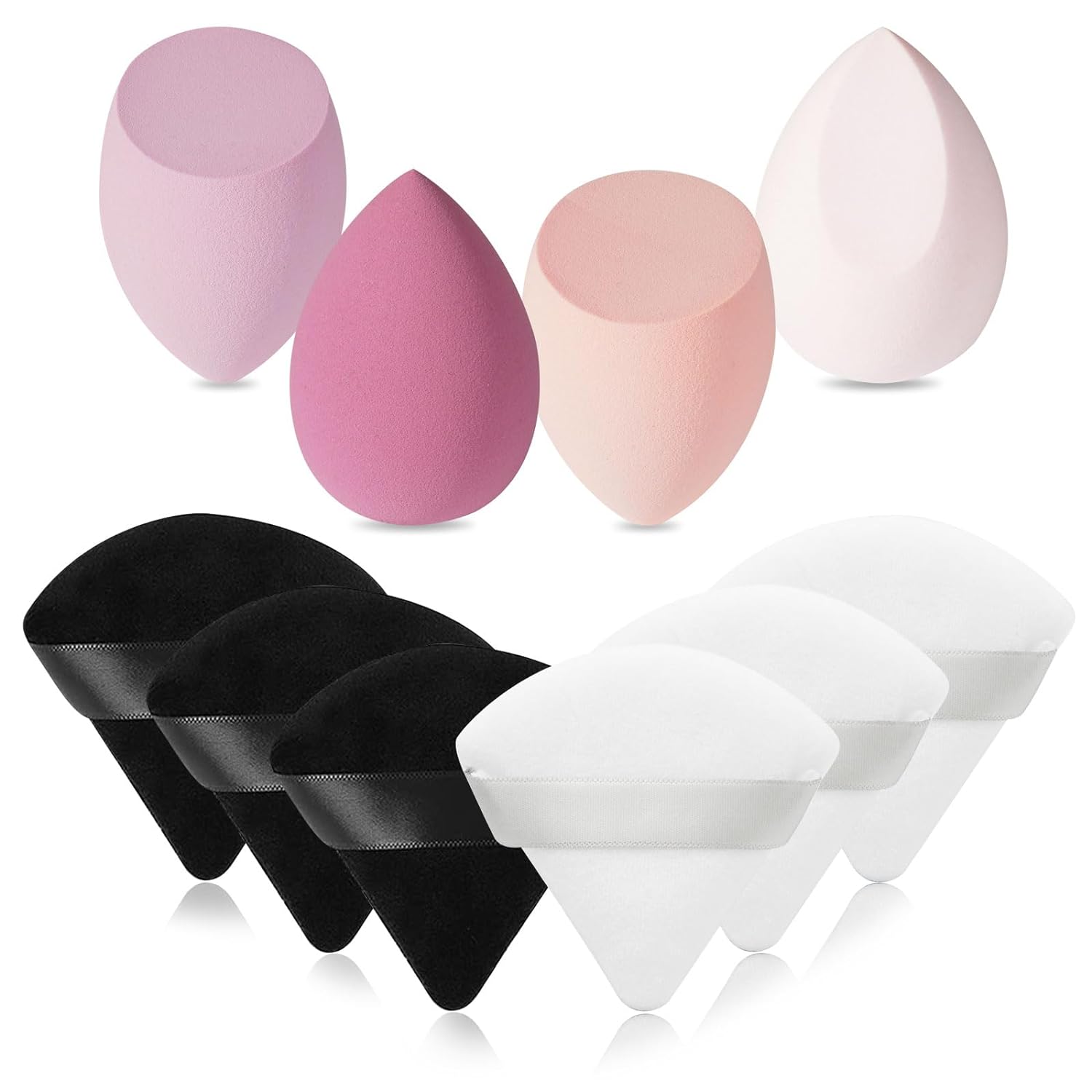 10-Piece Luxury Makeup Application Set in Pink