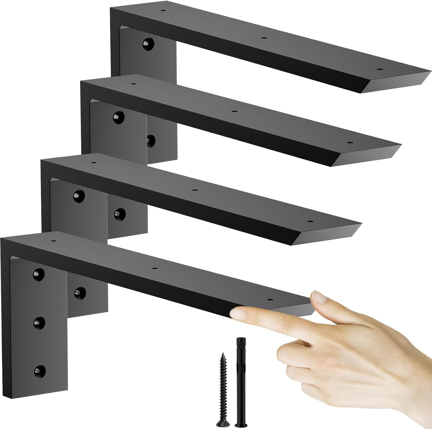 Premium Heavy Duty Countertop Support Brackets for Granite