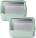 Caraway 2pc Glass Food Storage Set - 10 Cup Containers Mist
