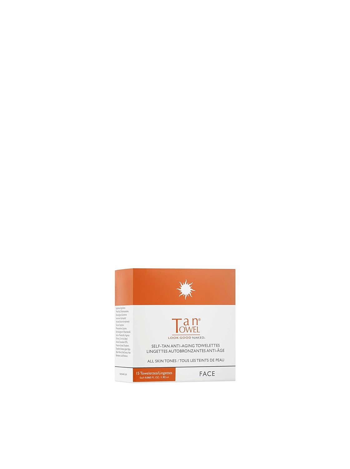 TanTowel Women's Face Tan Towelettes for a Sun-Kissed Glow