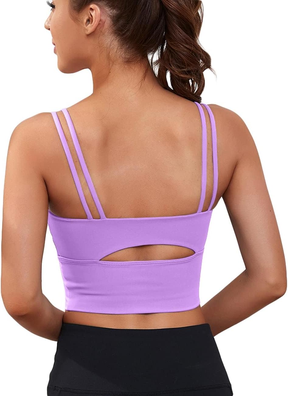 Everrysea Padded Longline Sports Bra - Ultimate Comfort & Support