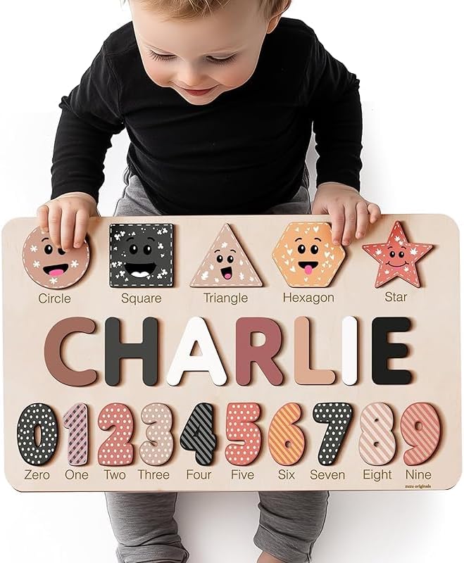 Personalized Name Puzzle for Toddlers - Unique Baby Gifts