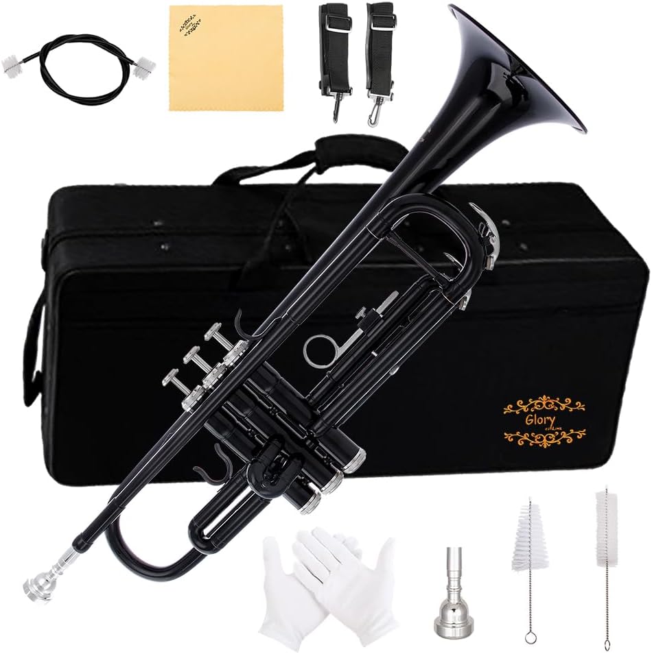 Glory Bb Trumpet for Beginners and Advanced Students with Case