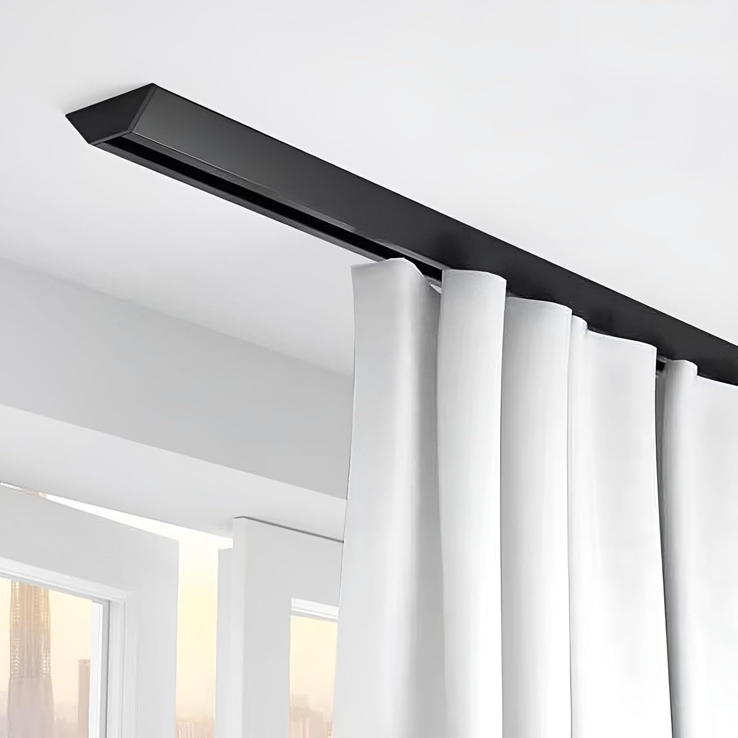 Aluminum Ceiling Mount Curtain Track - Effortless Elegance