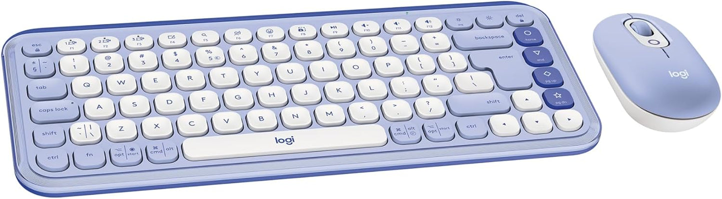 Logitech POP ICON Combo: Comfortable Typing & Quiet Clicks