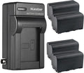 Kastar 4-Pack NP-F750 NP-F770 Battery and AC Wall Charger - Extended