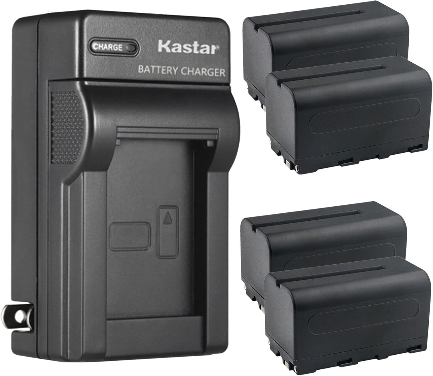 Kastar 4-Pack NP-F750 / NP-F770 Battery and Charger Set