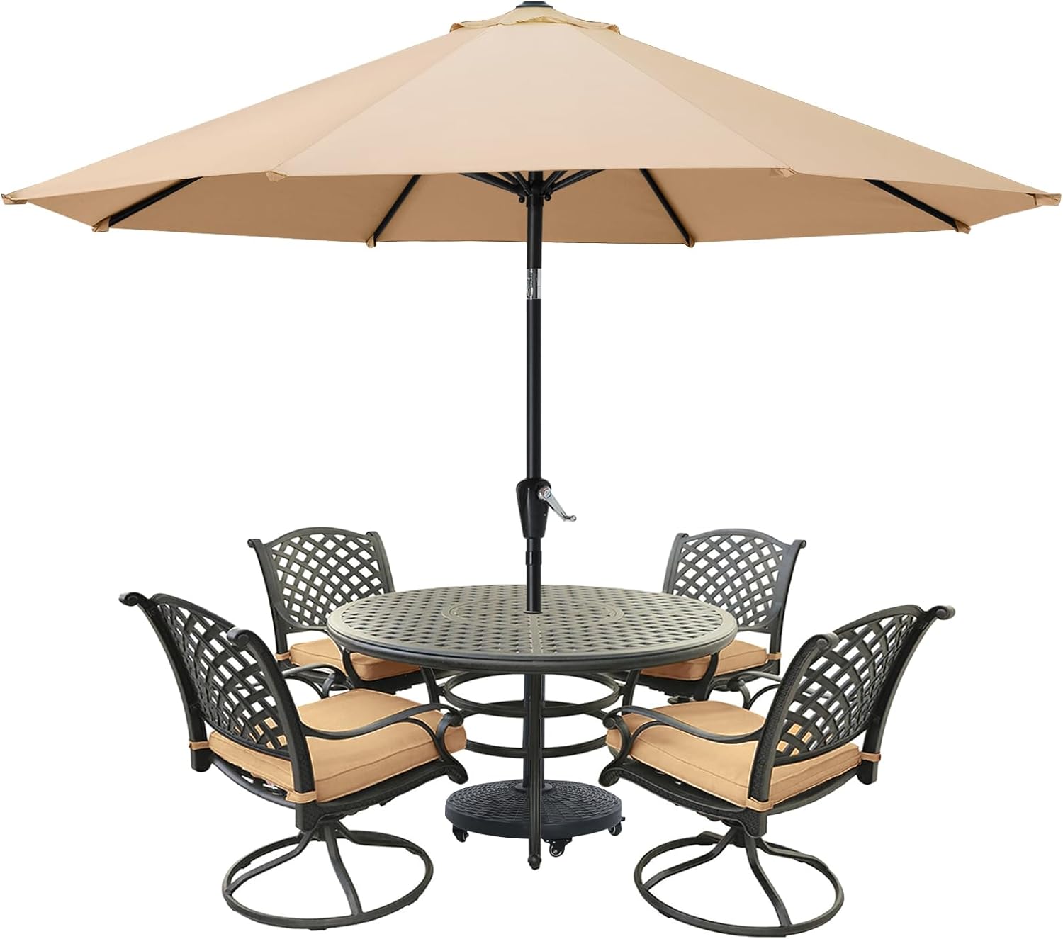MASTERCANOPY 10ft Patio Umbrella for Outdoor Market Table