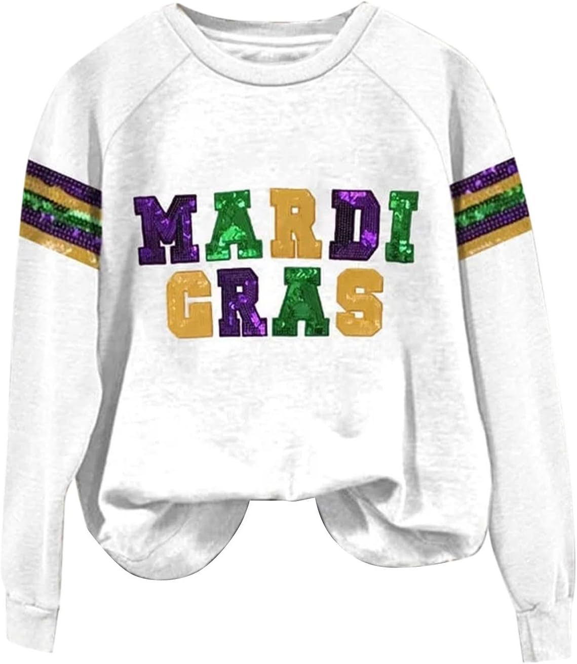 Mardi Gras Saints Sweatshirt - Funny Casual Style!