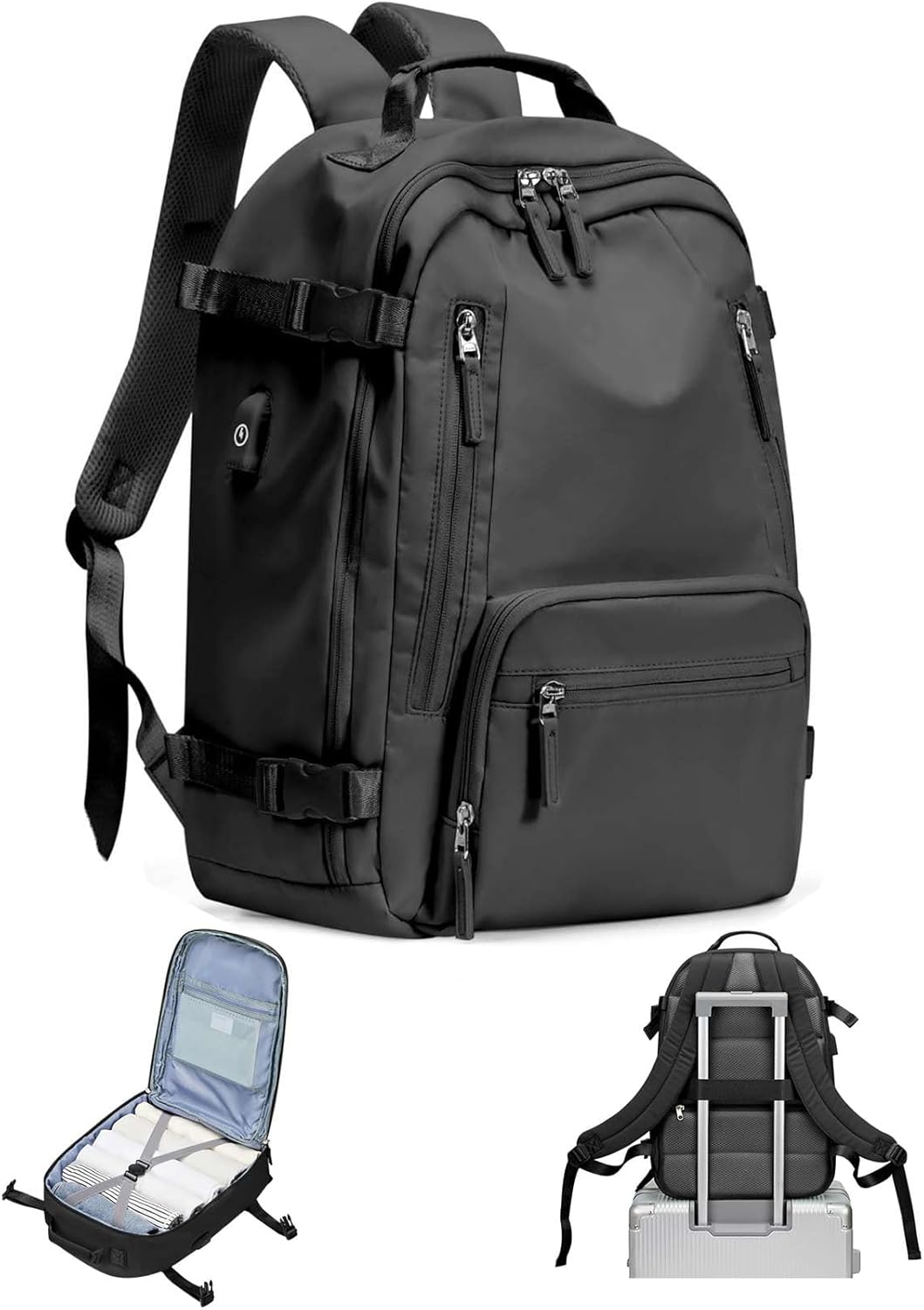 Carry On Backpack for Travel, Flight Approved Personal Item Bag