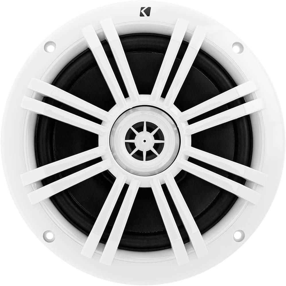 Kicker 6.5 Marine Speaker - Crisp Sound in Any Weather