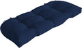 Arden Outdoor Wicker Settee Cushion 41.5 x 18 Sapphire Blue